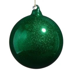 Raz Imports Raz 4" or 5" Green Glitter Blown Glass Christmas Ornament Online