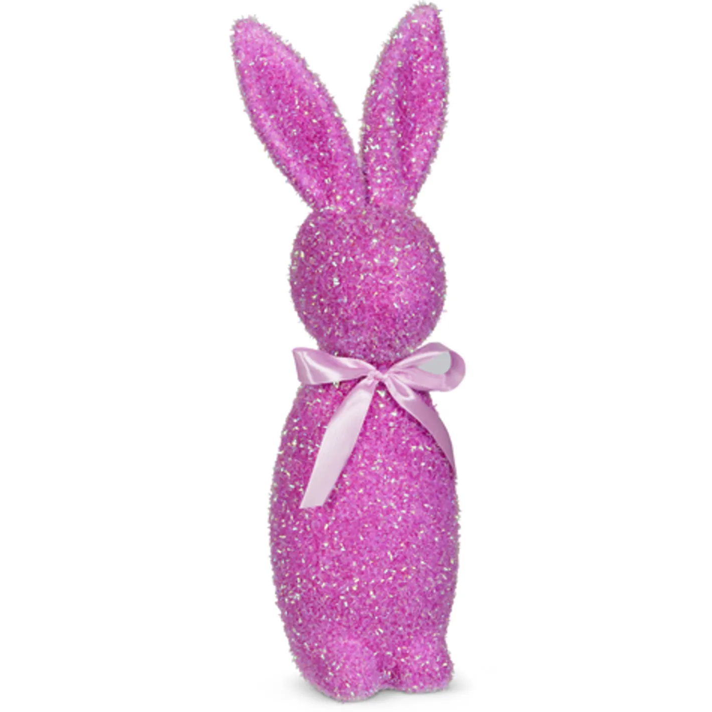 Raz Imports Raz 12" or 16" Iridescent Purple Flocked Bunny Easter Figure Sale