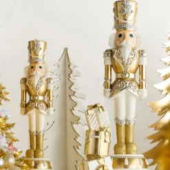 Raz Imports Raz 36" or 48" Large Gold and Silver Nutcracker Christmas Decoration Hot