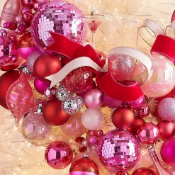 Raz Imports Raz 6" or 8" Large Pink Disco Ball Christmas Ornament Outlet