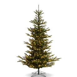 Raz Imports Raz 7.5' or 9' Norwegian Spruce with Brilliant Color Change LED Lights Christmas Tree Online