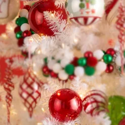 Raz Imports Raz 4" or 5" Red Sheer Blown Glass Christmas Ornament Discount