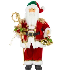 Raz Imports Raz 21.25" or 24" Traditional Santa Christmas Figure Sale