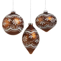 Raz Imports Raz 4" Ornate Gingerbread Glass Christmas Ornament 4523168 Online