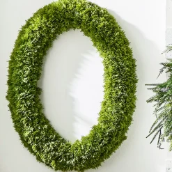 Raz Imports Raz 30.5" Oval Real Feel Cedar Christmas Wreath W4341737 Discount