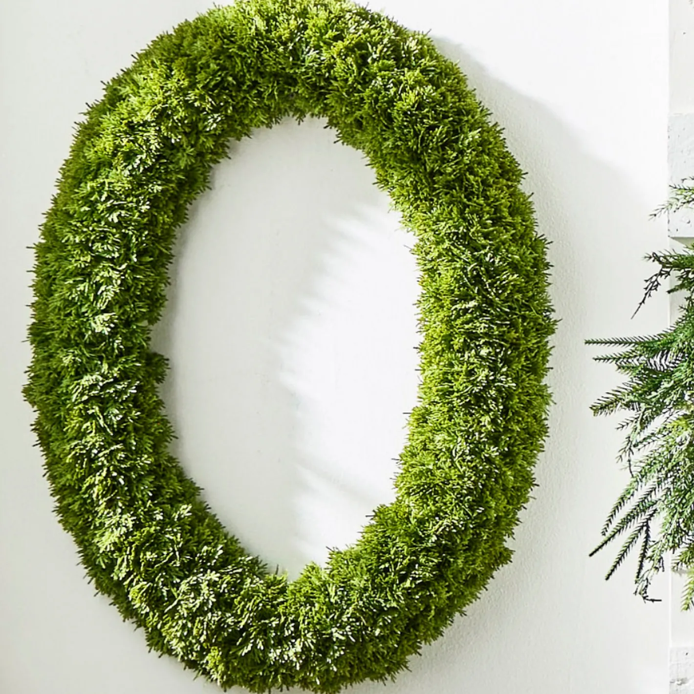 Raz Imports Raz 30.5" Oval Real Feel Cedar Christmas Wreath W4341737 Discount