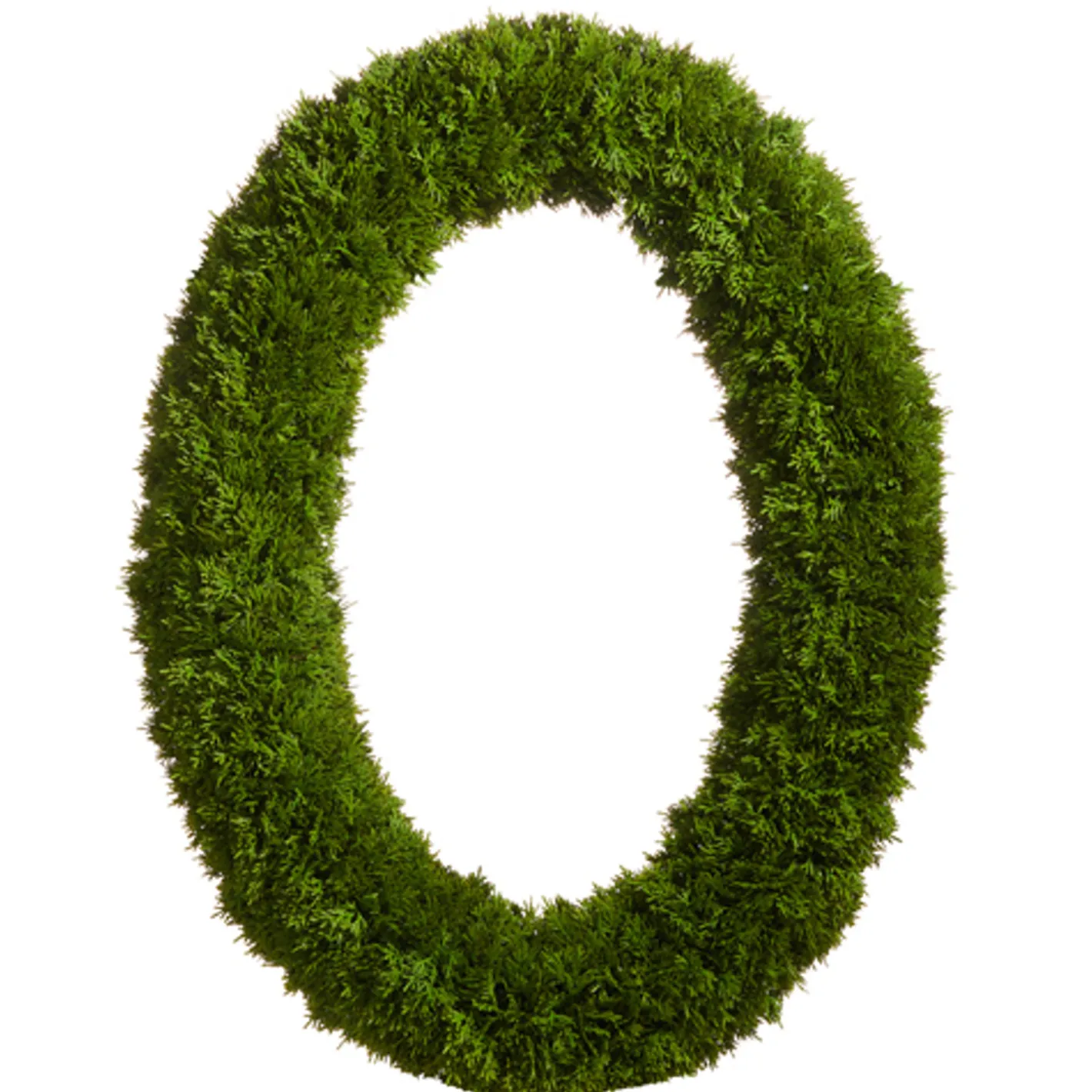 Raz Imports Raz 30.5" Oval Real Feel Cedar Christmas Wreath W4341737 Discount