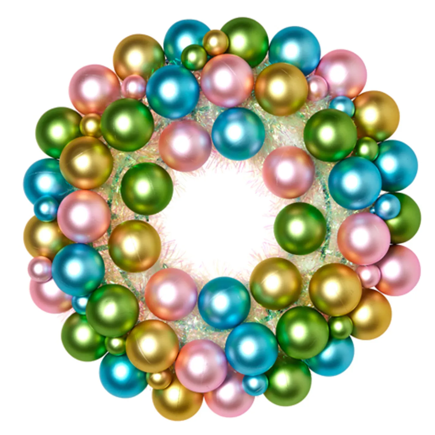 Raz Imports Raz 17" Pastel Pearl Ball Ornament Easter Wreath W4532771 Best