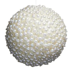 Raz Imports Raz 4.5" Pearl Ball Christmas Ornament 4517596 Online