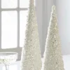 Raz Imports Raz 17" Pearl Cone Tree Christmas Decoration Set of 2 4406674 Discount