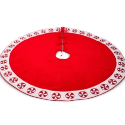 Raz Imports Raz 60" Peppermint Christmas Tree Skirt 4527781 Clearance