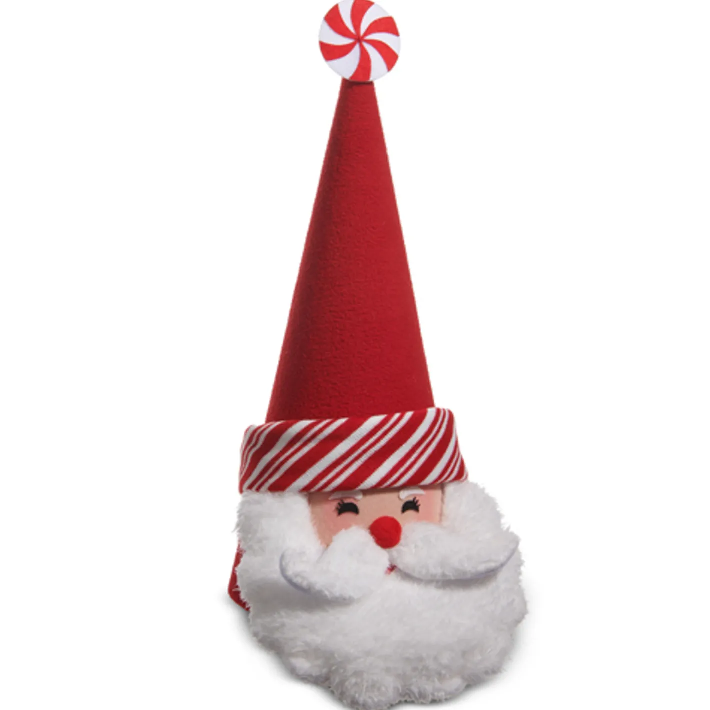 Raz Imports Raz 17" Peppermint Santa Christmas Tree Topper 4516657