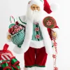 Raz Imports Raz 18" Peppermint Santa Christmas Figure 4515540 Hot