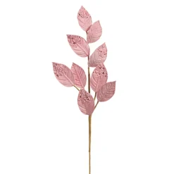 Raz Imports Raz 26" Pink Beaded Tip Leaf Christmas Tree Pick F4406718 Clearance