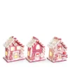 Raz Imports Raz 4.25" Pink Gingerbread House Christmas Ornament 4416329 Outlet