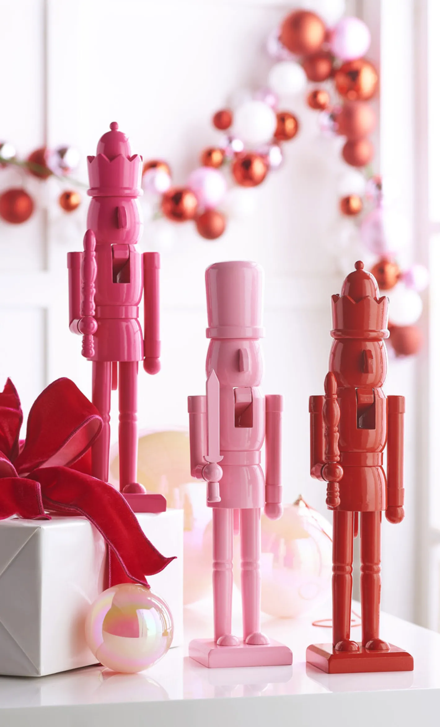 Raz Imports Raz 18" Pink or Red Christmas Nutcracker Figure 4422907 Best