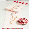 Raz Imports Raz 72" Pink Santa Mug Christmas Table Runner 4319325 Outlet