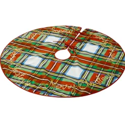 Raz Imports Raz 54" Plaid Christmas Tree Skirt 4221318 Online
