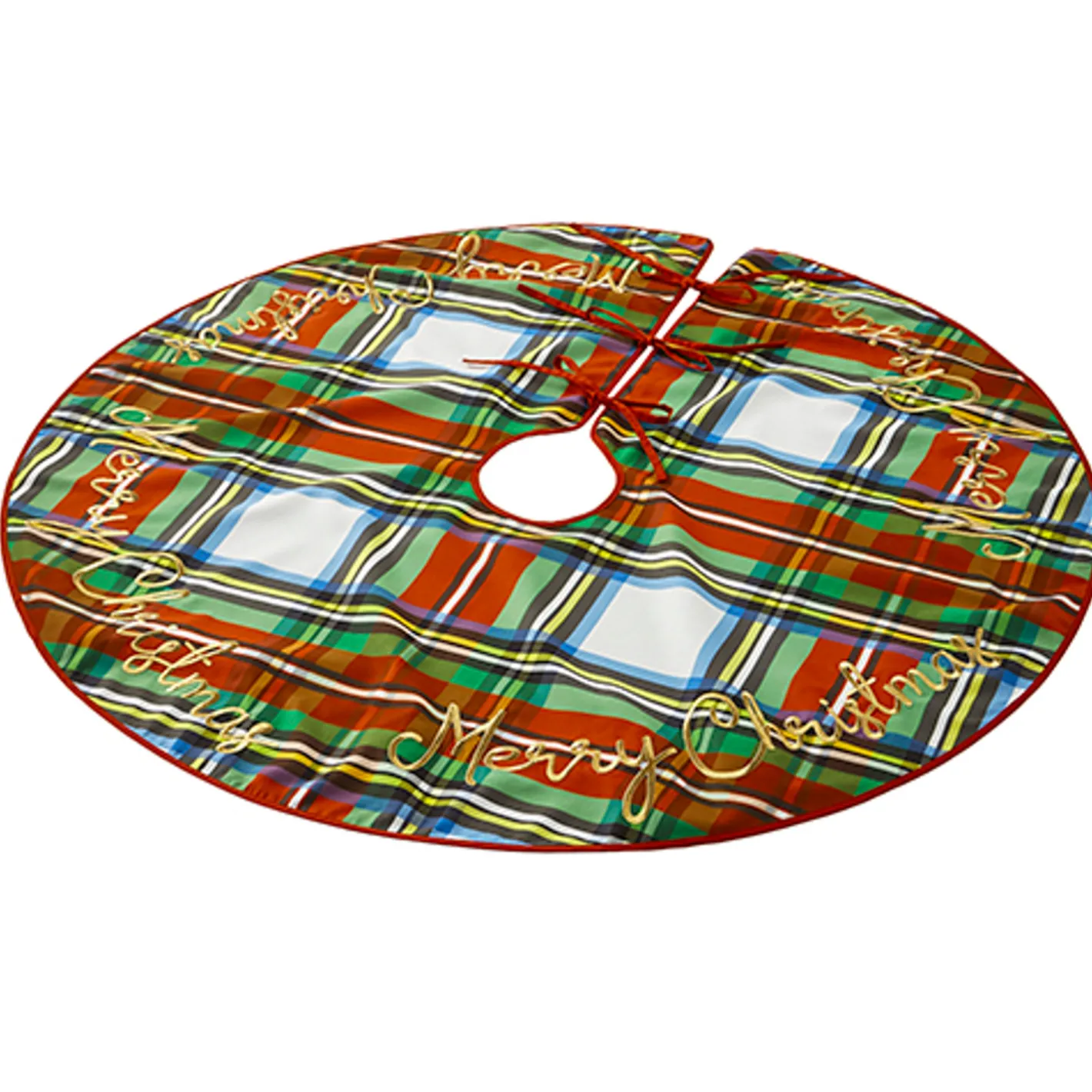 Raz Imports Raz 54" Plaid Christmas Tree Skirt 4221318 Online