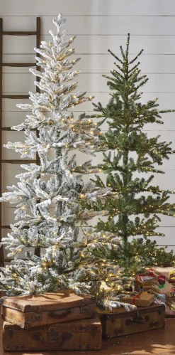 Raz Imports Raz 7.5' Pre-Lit Green Noble Fir Christmas Tree T4147022 Online