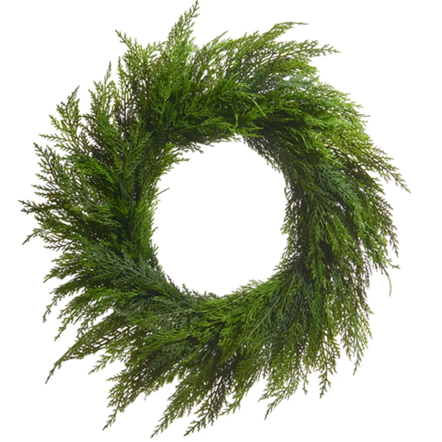 Raz Imports Raz 24" Real Feel Cedar Christmas Wreath W4422703