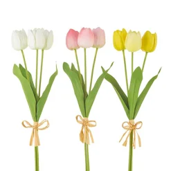 Raz Imports Raz 20" Real Feel Tulip Bundle F4202255 Online