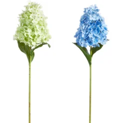 Raz Imports Raz 29" Real Touch Blue or Green Hydrangea Stem Online