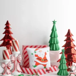 Raz Imports Raz 20" Red Layered Disco Ball Trees Christmas Decoration 4554054 Hot