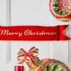 Raz Imports Raz 36" Red Merry Christmas Banner Decoration 4552177 Best