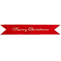 Raz Imports Raz 36" Red Merry Christmas Banner Decoration 4552177 Best