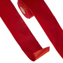 Raz Imports Raz 4" Red Velvet Wired Christmas Ribbon R4371811 Best