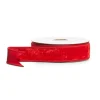 Raz Imports Raz 1.5" Red Velvet Wired Christmas Ribbon R4527876 Outlet