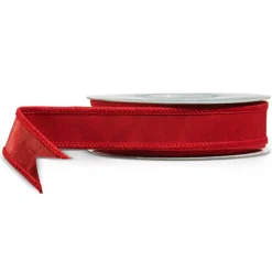 Raz Imports Raz 1" Red Wired Christmas Ribbon R4527847 Discount