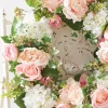Raz Imports Raz 24" Rose and Hydrangea Easter Wreath W4202061