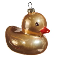 Raz Imports Raz 3.5" Rubber Duck Glass Christmas Ornament 4524865 Discount
