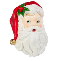 Raz Imports Raz 19" Santa Face Wall Plaque Christmas Decoration 4510290 Discount
