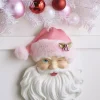 Raz Imports Raz 17" Santa Face with Pink Hat Christmas Wall Decoration 4210233 Hot
