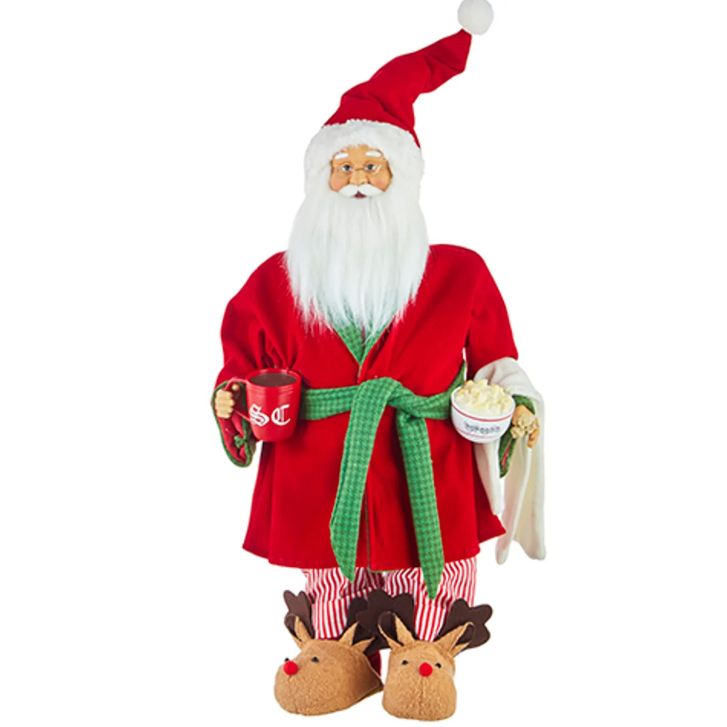 Raz Imports Raz 24.25" Santa in Robe Christmas Figure 4215516