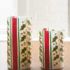 Raz Imports Raz 8" set of 2 Holly Berry Container Christmas Decoration 4524634 Outlet