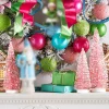 Raz Imports Raz 15" Set of 3 Pink Bottle Brush Trees with Sprinkles Christmas Decoration 4519139 Best