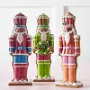 Raz Imports Raz 12" Set of 3 Vivid Jolly Gingerbread Nutcracker Christmas Figures 4516606 Sale