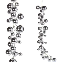 Raz Imports Raz 4' Silver Ball Christmas Garland G3832769