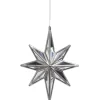 Raz Imports Raz 10.5" Silver Mirrored Star Christmas Ornament 4416409 Outlet