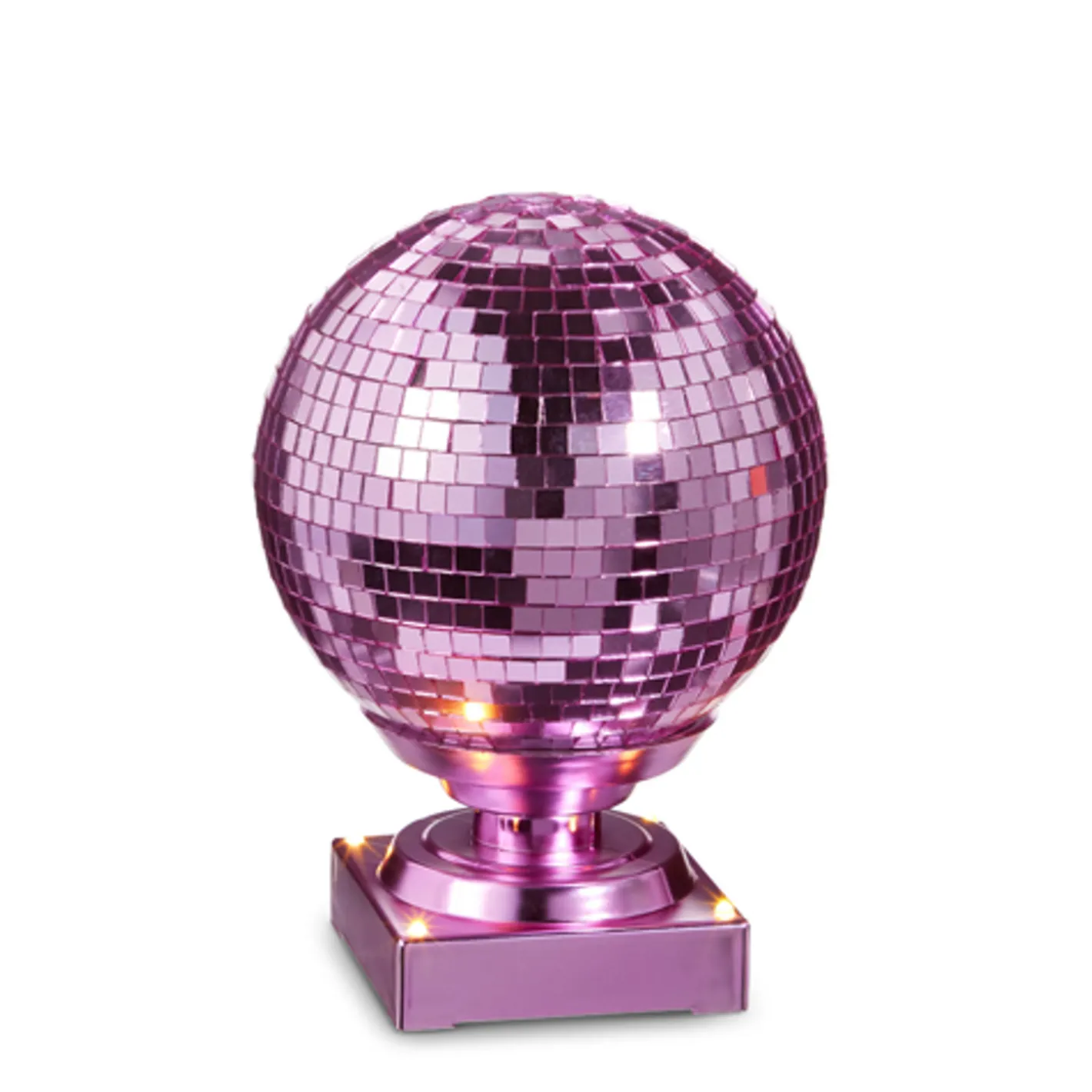 Raz Imports Raz 7.75" Silver or Pink Animated Spinning Disco Ball Christmas Decoration Best