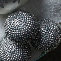 Raz Imports Raz 2.25" Silver Rhinestone Ball Christmas Ornament 4403625 Best