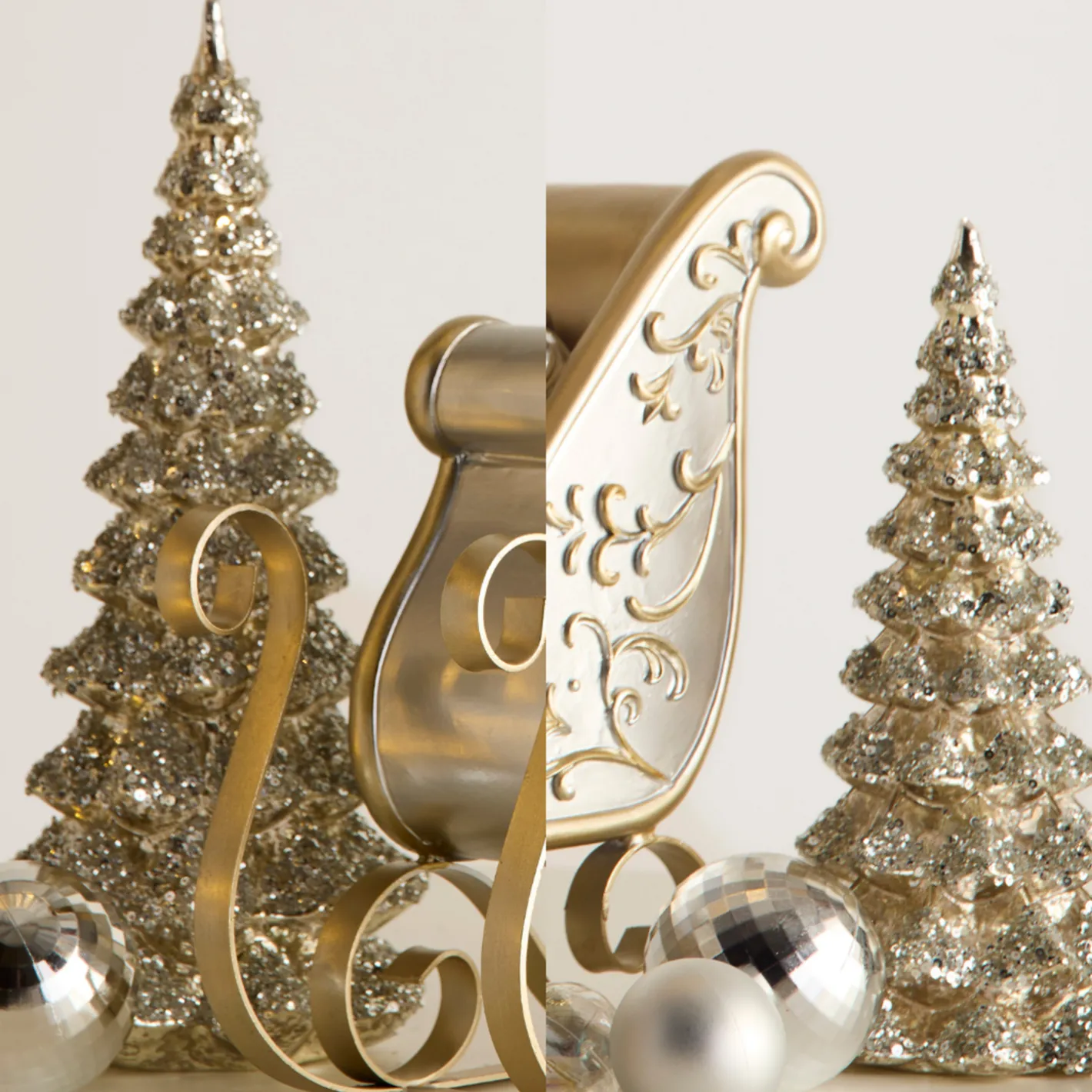 Raz Imports Raz 13" Silver Sequin Trees Christmas Decoration 4524504 Discount
