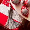 Raz Imports Raz 11" Silver Tinsel Tassel Christmas Ornament 4316136 Hot