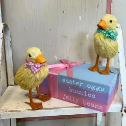 Raz Imports Raz 5.5" Sisal Ducks Easter Decoration Set of 2 4253306 New