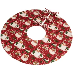 Raz Imports Raz 24" Small Red or Green Retro Santa Christmas Tree Skirt Sale