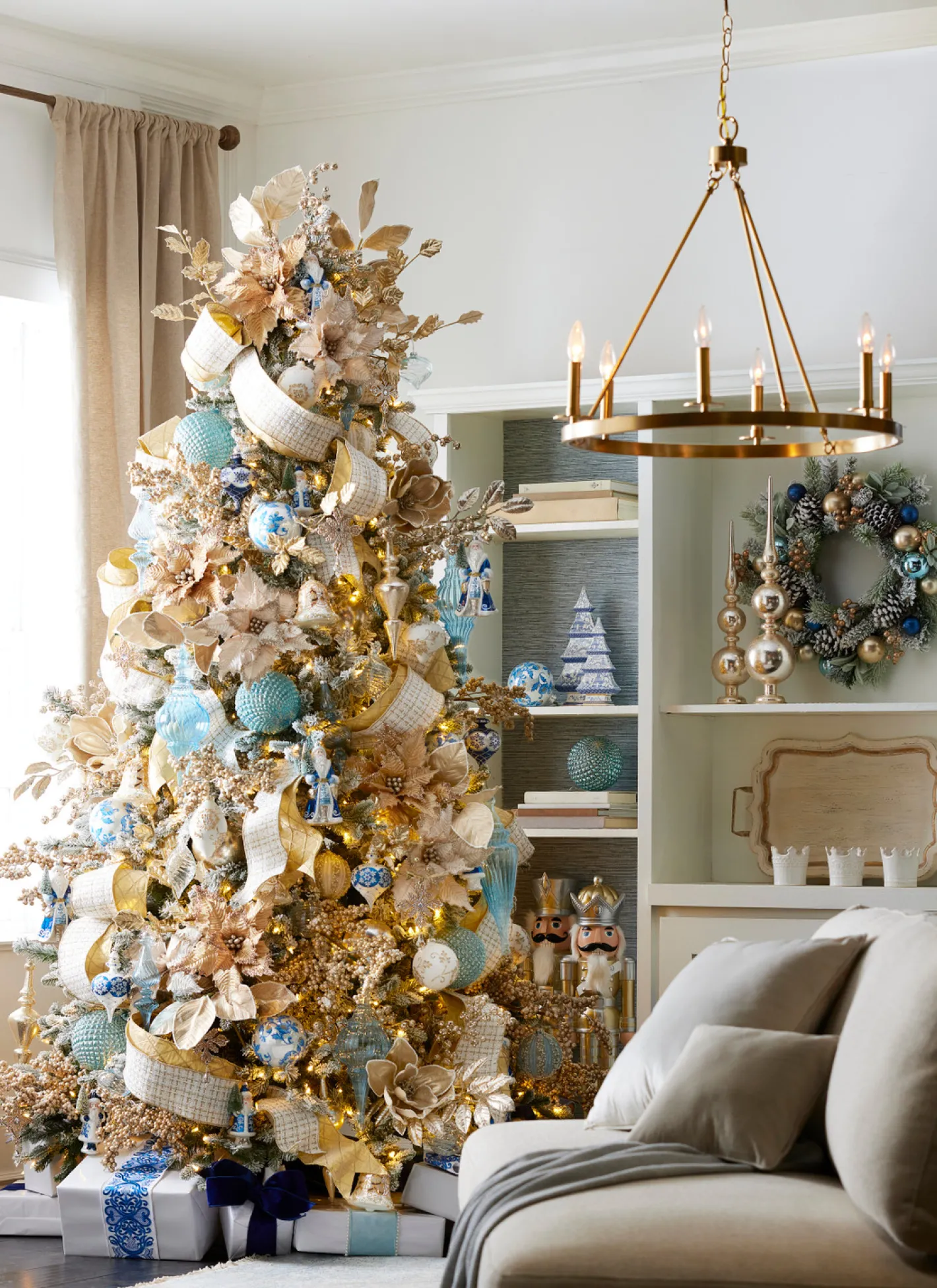 Raz Imports Raz 7.5' Snake Light Flocked Silverado Fir Christmas Tree T4152003 Online